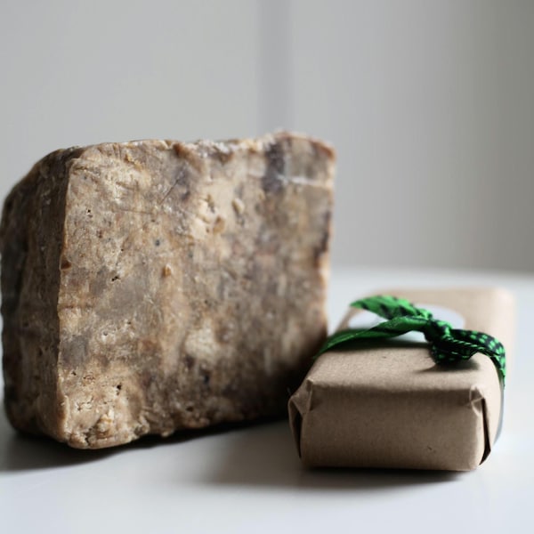 LoveRems African Black Soap - 100% Raw Traditional African Black Soap / Body Wash / Make up remover / Natural Shampoo