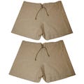 Pack-of-2 hemp boxers on ropes/drawstring, for men, organic hemp, high comfort, very durable fabric (All Sizes)