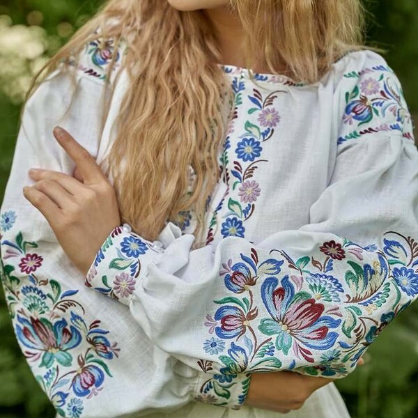 Ukrainian Embroidery Dress Etsy