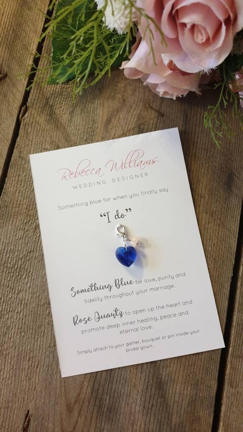 Something Blue Good Luck Bouquet Weddin Charm Postponded 65 Off 送料無料
