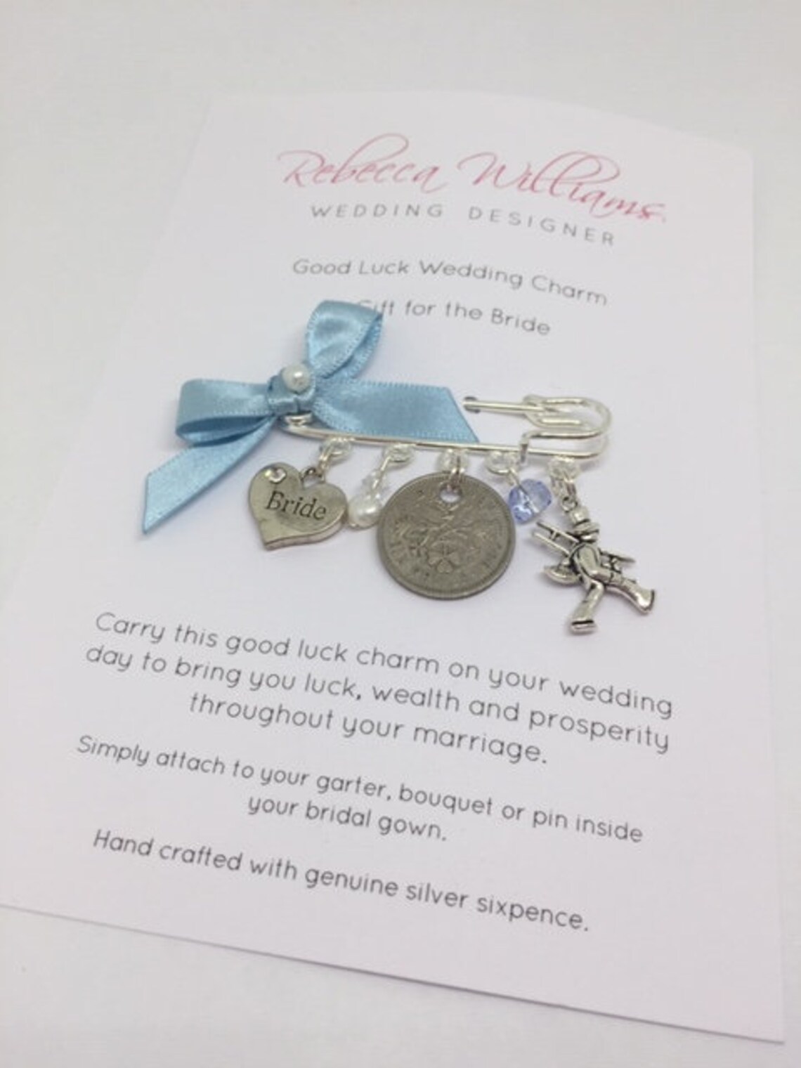 Good Luck Charm Wedding Bouquet Charm Good Luck Gift for the Etsy UK