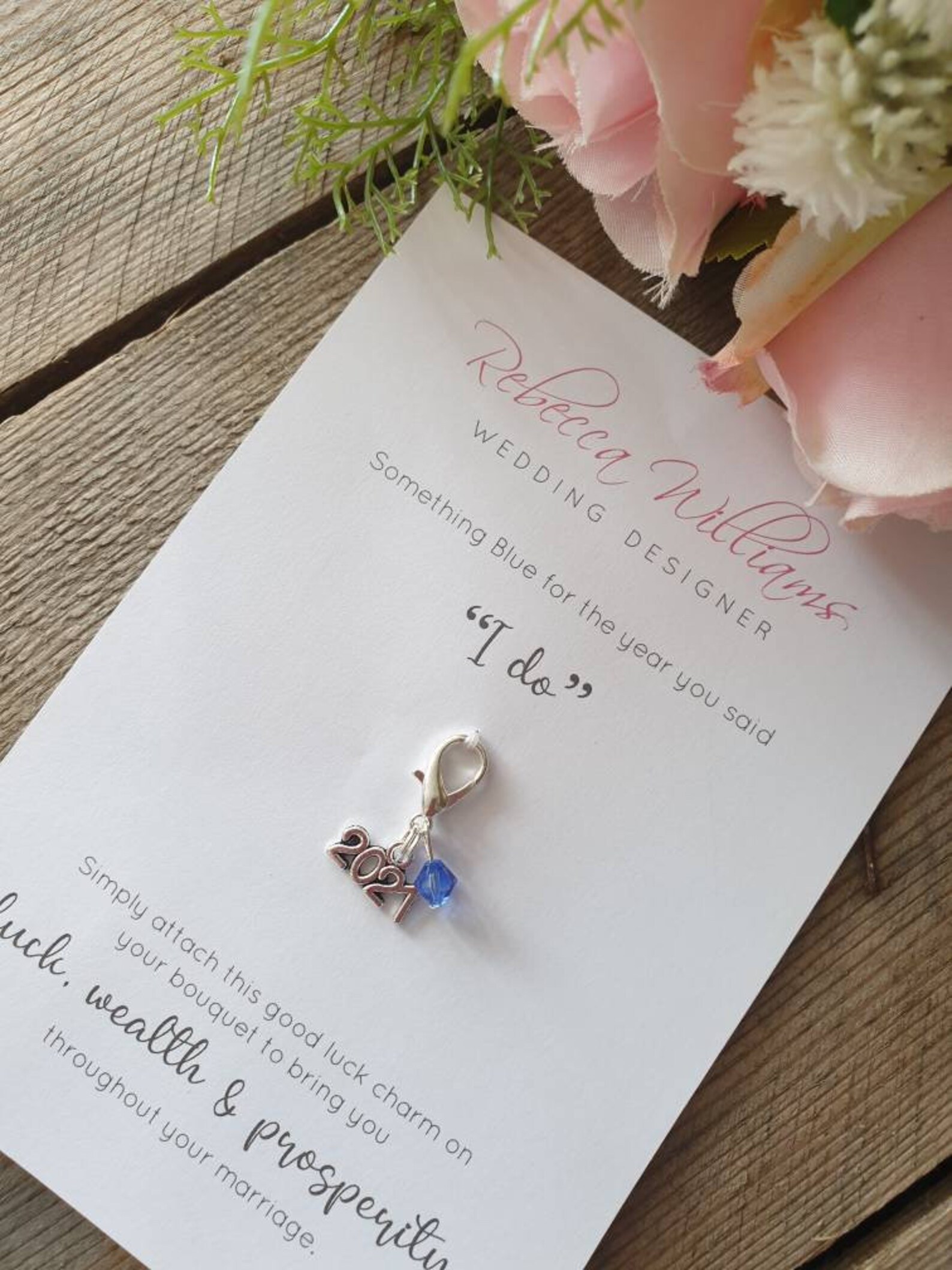 Hochzeit Glücksbringer Etwas Blaues Hochzeitsjahr Memento Etsy