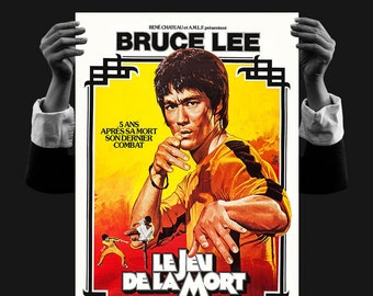 Dragon A1 SIZE BRUCE LEE kung fu quote film poster art print movie painting