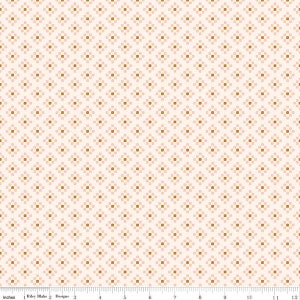 Cream Squares  (Half Yard Cuts)  |  Santa Fe Collection  |  Riley Blake Designs
