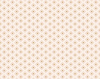 Cream Squares  (Half Yard Cuts)  |  Santa Fe Collection  |  Riley Blake Designs