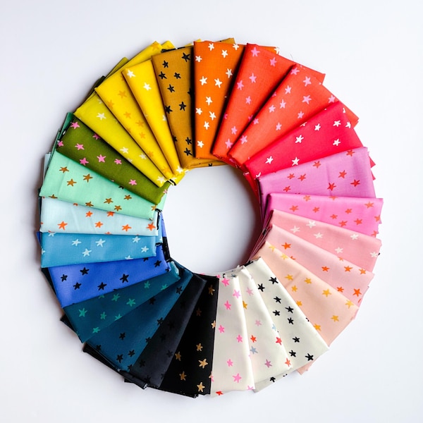 Super Starry 2.0 Fat Quarter Bundle  |   Alexia Marcelle Abegg   |   Ruby Star Society  |   Moda Fabrics