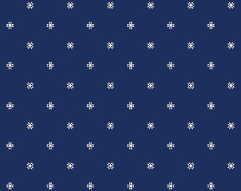 Navy Stars  (Half Yard Cuts)  |  Simply Country Collection  |  Riley Blake Designs