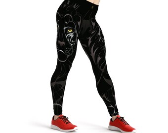 Tattoo Inspired Tight Floral Hearts Wing Printed Skinny Legging Pencil Yoga Pant