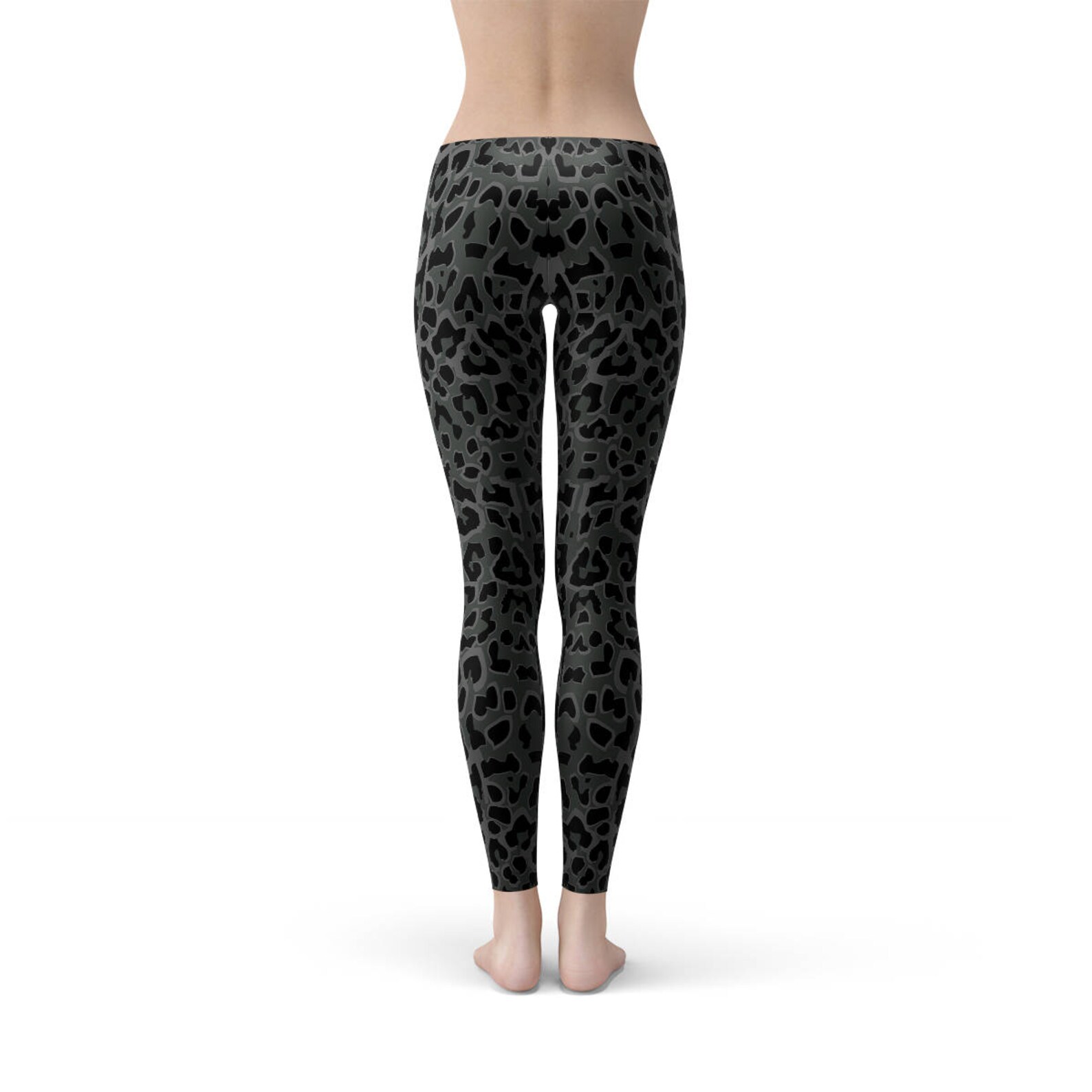 Black Leopard Leggings