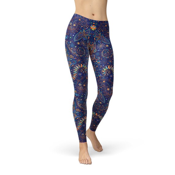 butterfly print leggings