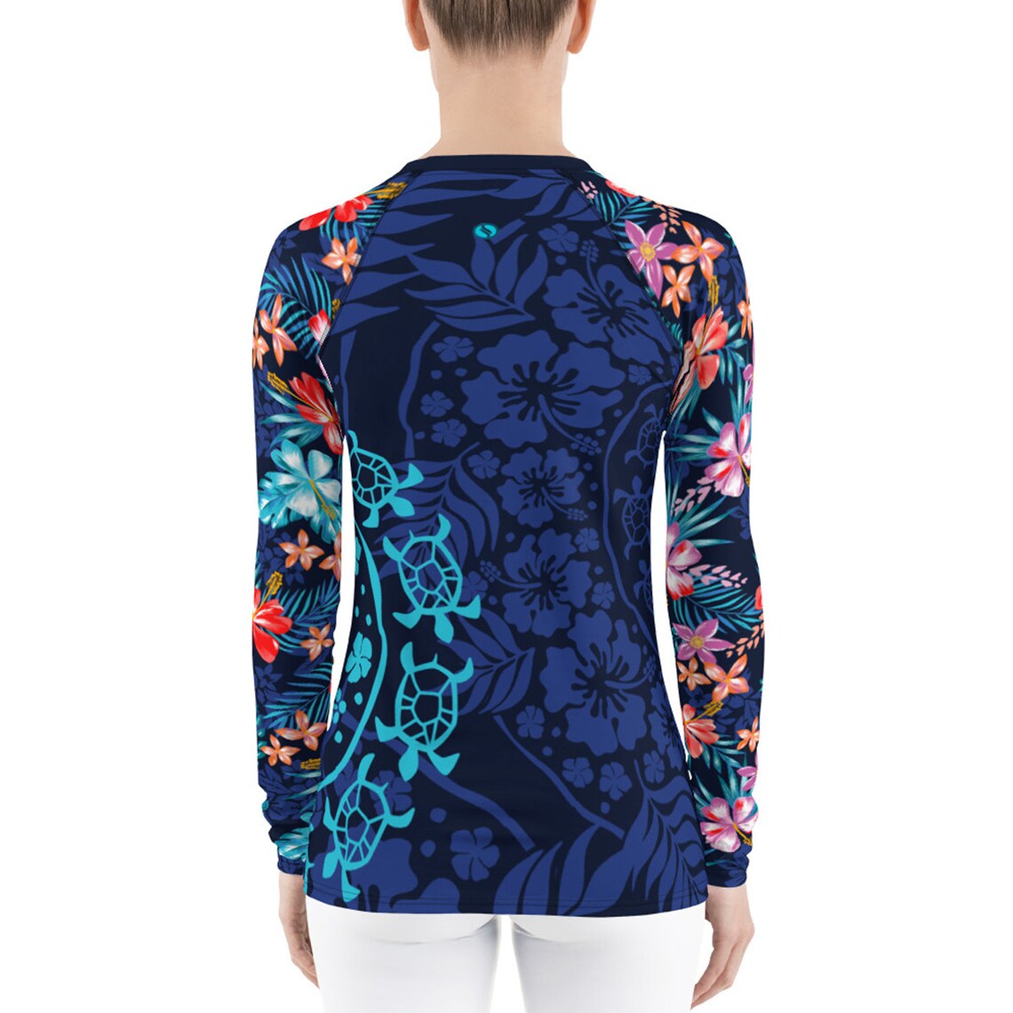 Women's Long Sleeve Rash Guard Hawaiian / Polynesian Etsy