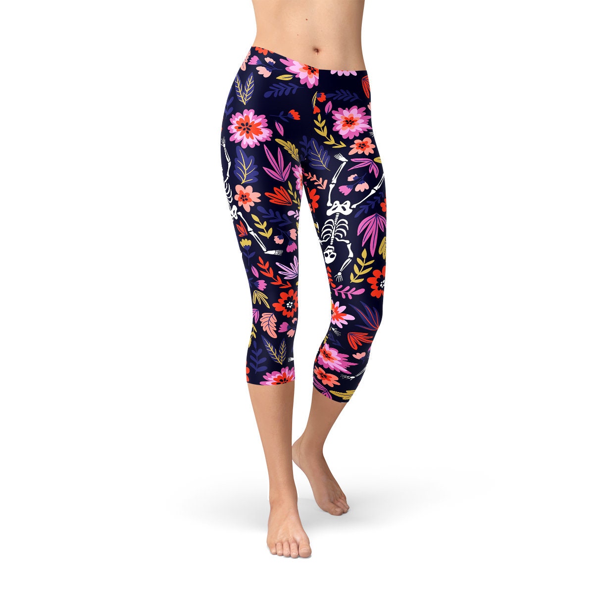 floral print capri pants