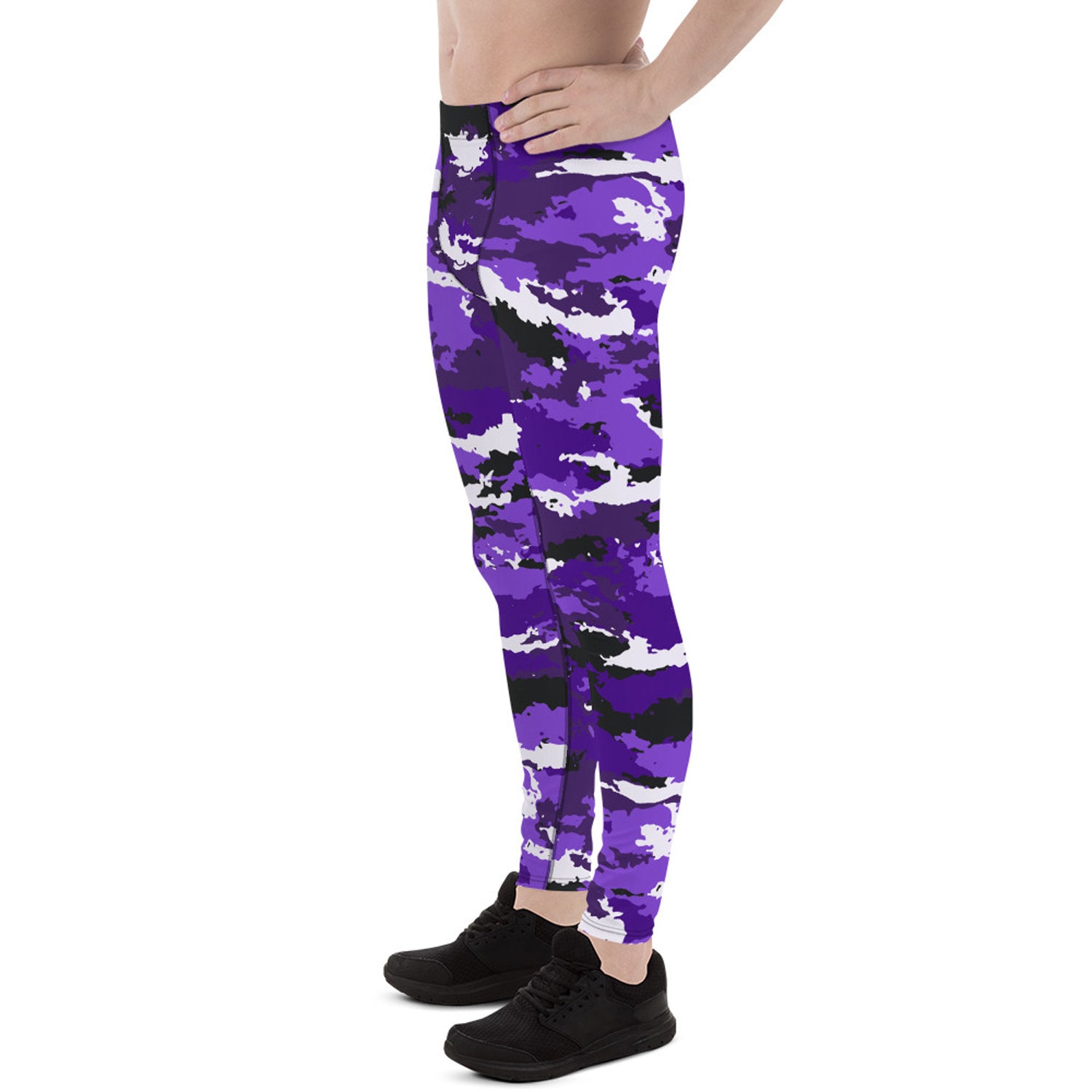 Purple Camo Leggings for Men Army / Military Urban Camouflage Etsy