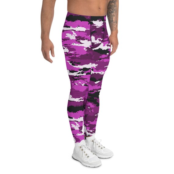 Leggings Camo rose et violet pour hommes armee militaire urban camouflage mi taille pleine longueur pantalons dentrainement parfait pour la course yoga et gym Etsy Canada