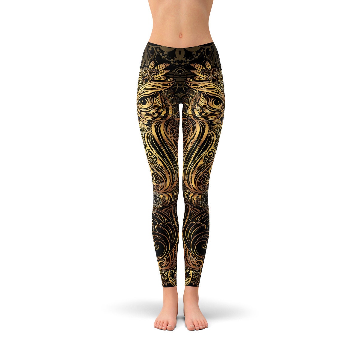 Golden Ornament Owl Leggings Owl Print Leggings Owl Yoga - Etsy New Zealand Golden Ornament Owl Leggings Owl Print Leggings Owl Yoga - Etsy New Zealand