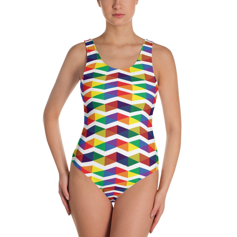 Rainbow One-Piece Swimsuit main image 1