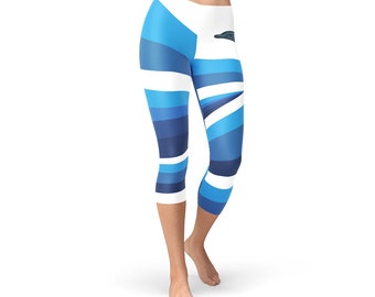 Zhanmai Women Board Short Sport Capris High-Waist Swimsuit with Side Drawstring Zhanmai Women Board Short Sport Capris High-Waist Swimsuit with Side Drawstring