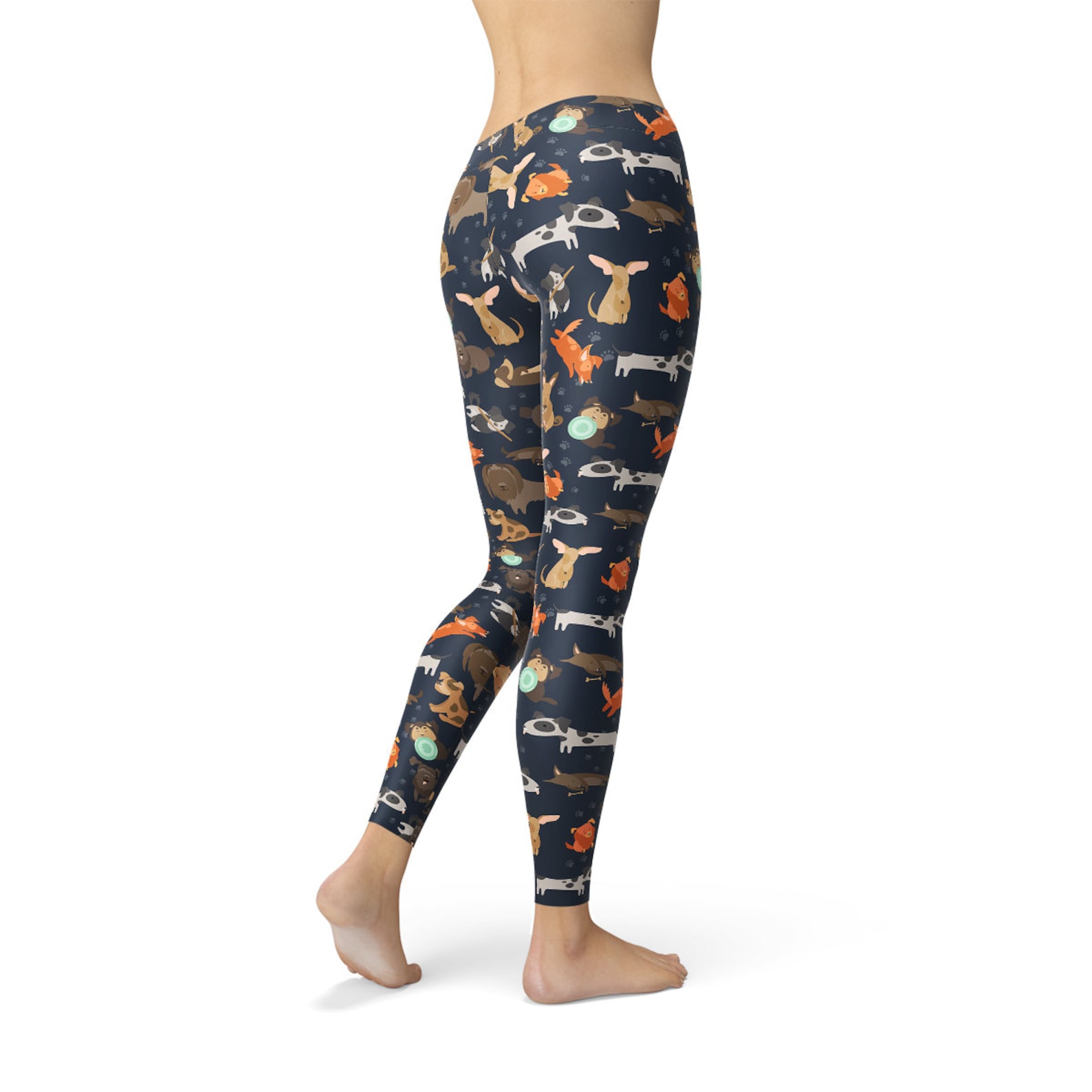 Dog Leggings for Women Workout Leggings W/ All Over Print Etsy