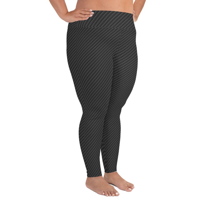 Carbon Fiber Plus Size Leggings for Women High Waisted Pants Etsy