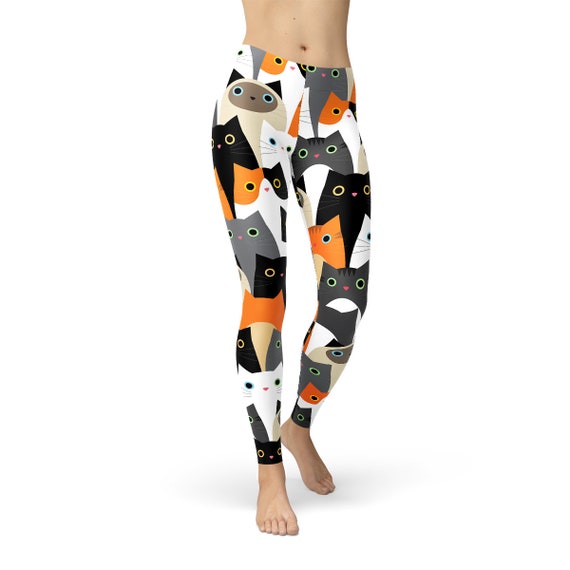 Cat Leggings for Women All Over Print Crazy Cat Lady Cat Tights, Great for  Yoga Pants Yoga Wear, Sports Leggings or Workout Leggings -  Canada