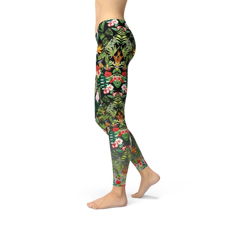 nike birds of paradise leggings