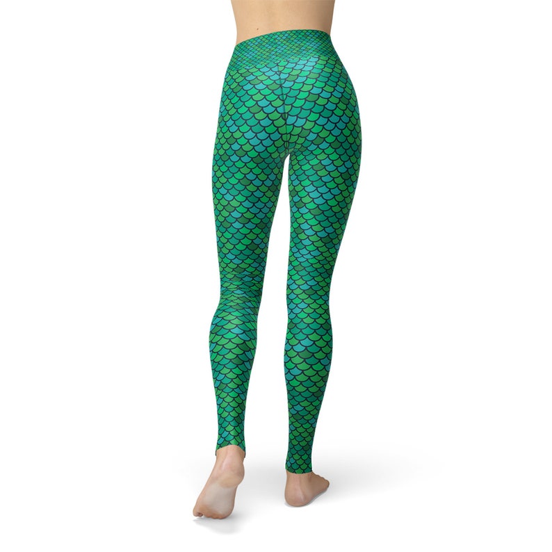 mermaid workout leggings