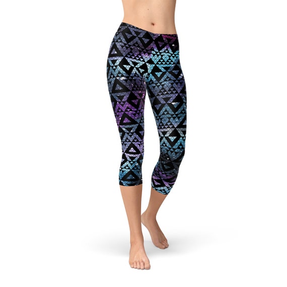 Galaxy Capri Leggings Galaxy Print Capri, Galaxy Workout Capri, Galaxy Gym  Capris, Galaxy Yoga Capris, Galaxy Running Capris 