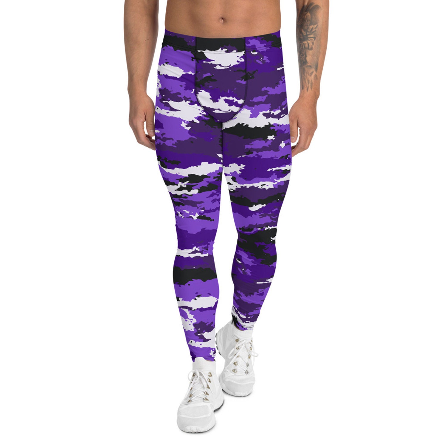 Purple Camo Leggings for Men Army / Military Urban Camouflage - Etsy