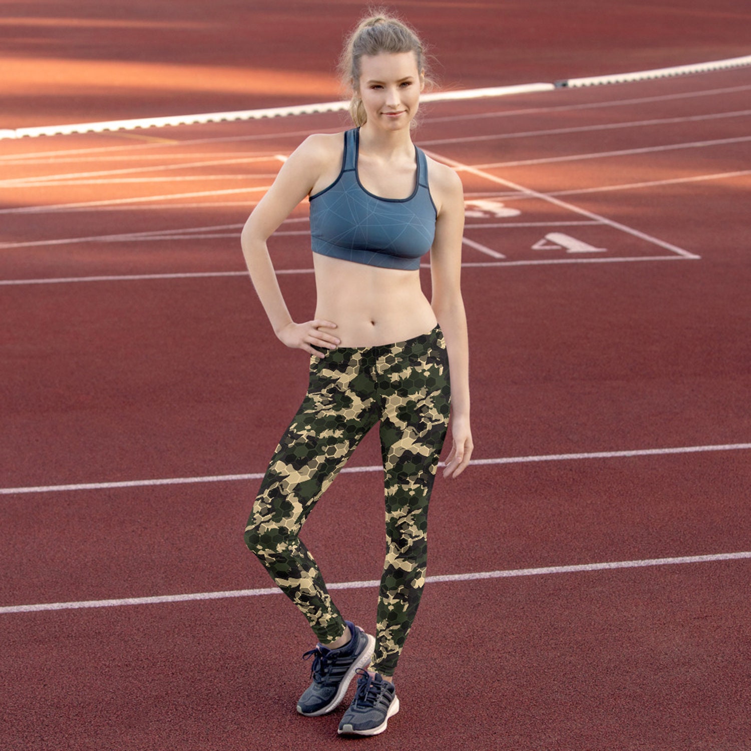 Pixel Army Camo Leggings, Gym, Fitness & Sports Clothing