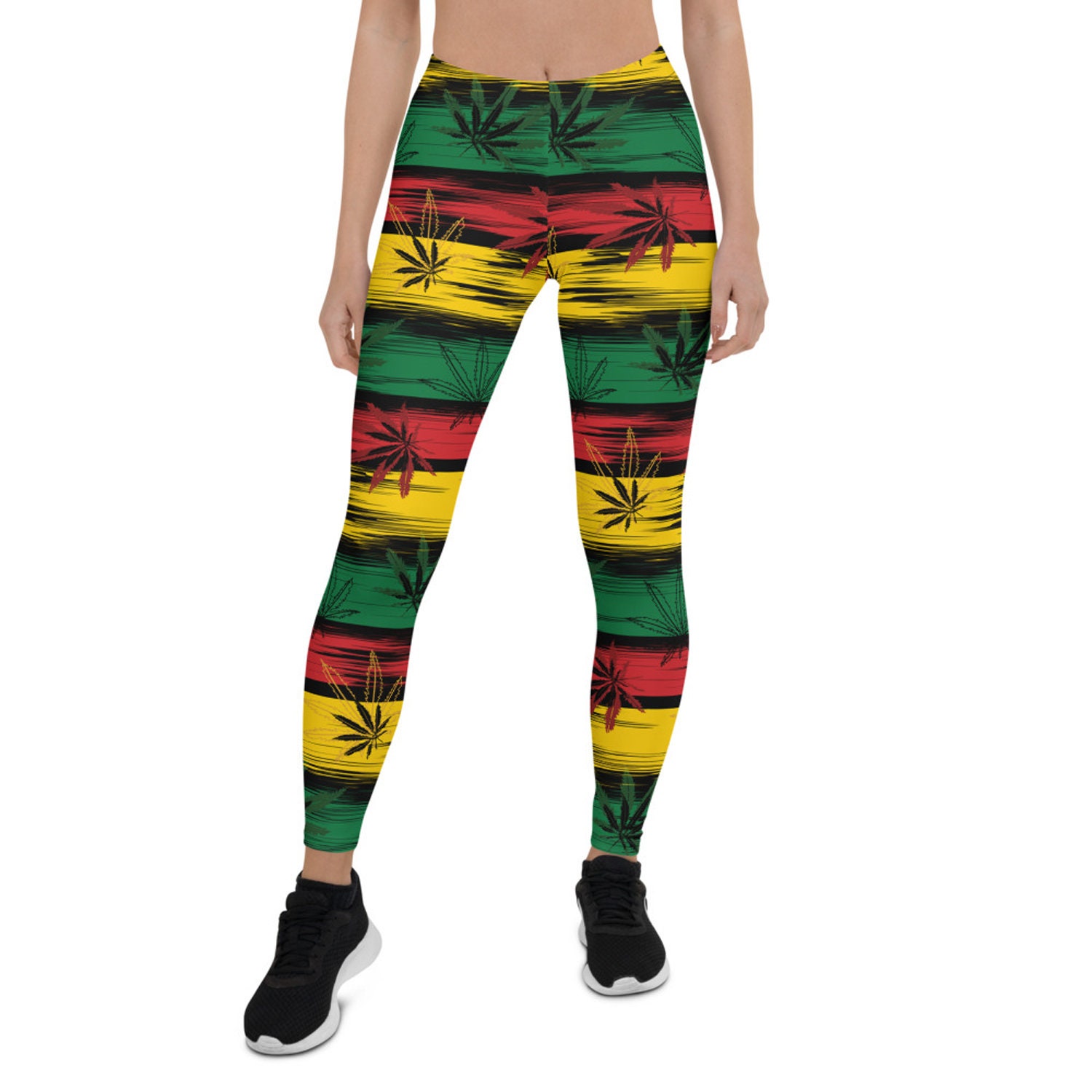 Pot leaf leggings sales