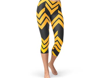 Geschwindigkeit Pfeil Capri Leggings, Bequeme Yoga Hose, Pilates, Tanzen, Crossfit, Fitnessstudio