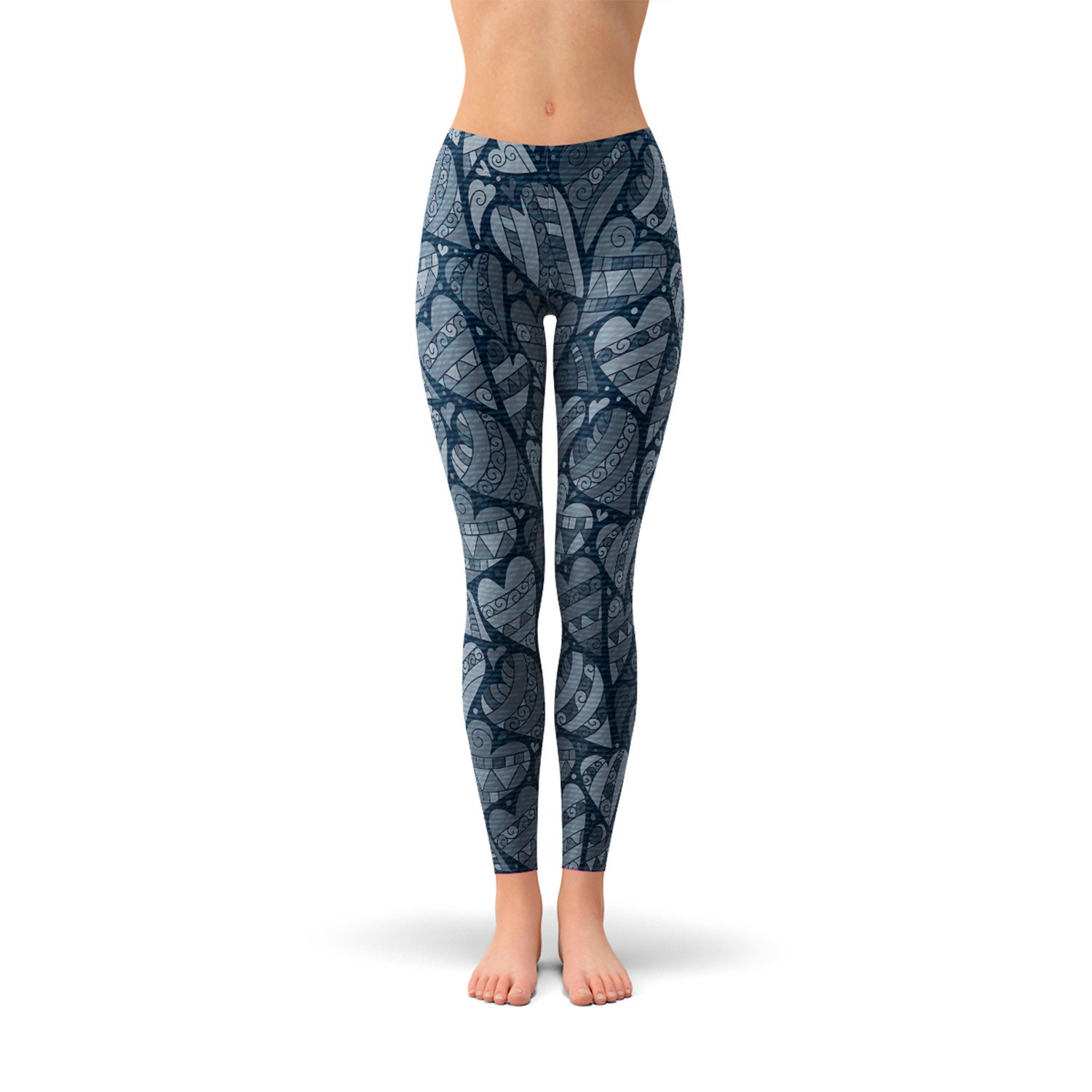 Leggings with heart clearance logo