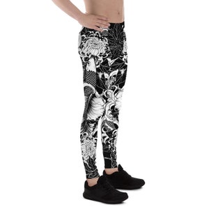 Koi Fish Tattoo Leggings for Men