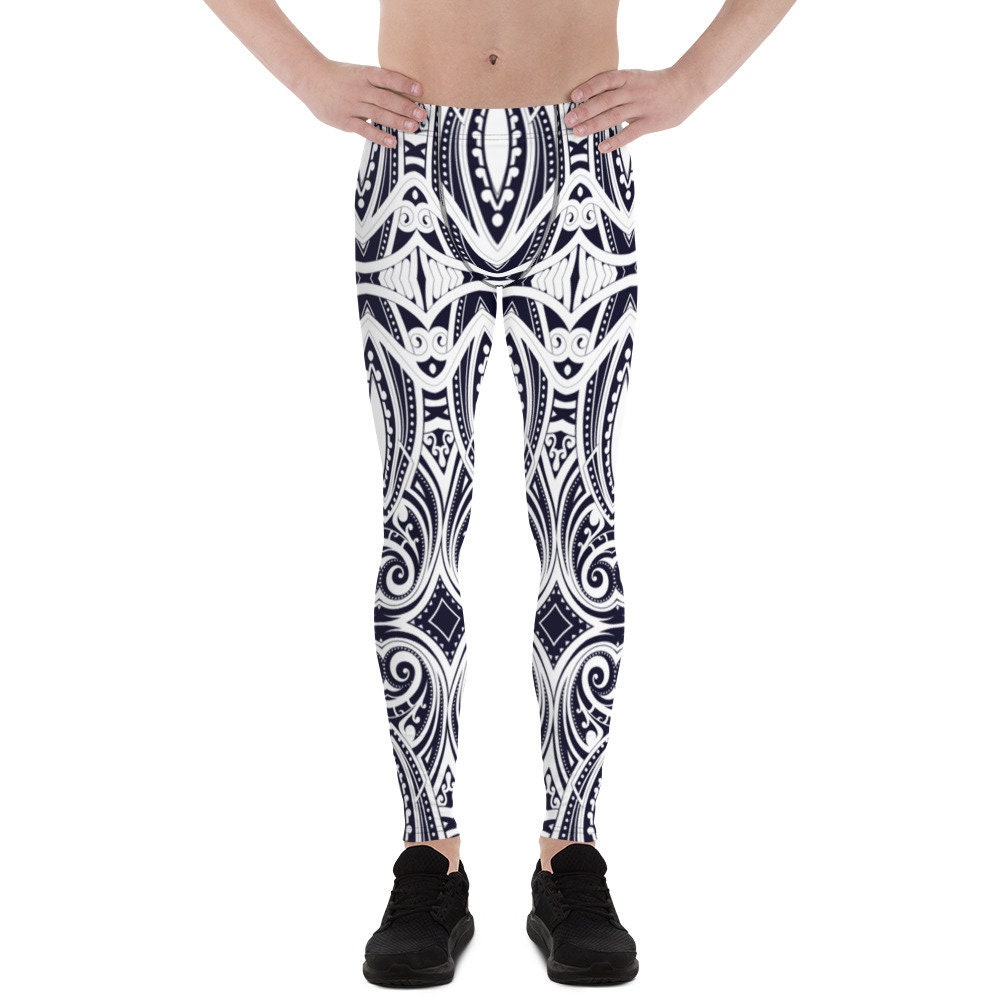 Mens Leggings Meggings Polynesian Maori Tattoo Print in a - Etsy Mens Leggings Meggings Polynesian Maori Tattoo Print in a - Etsy
