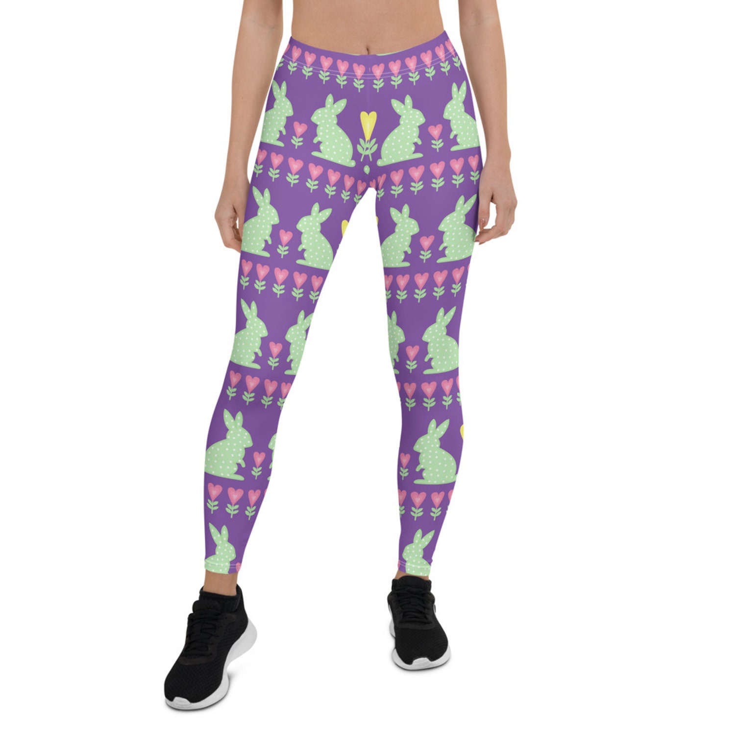 Easter Bunny Leggings for Women Printed 