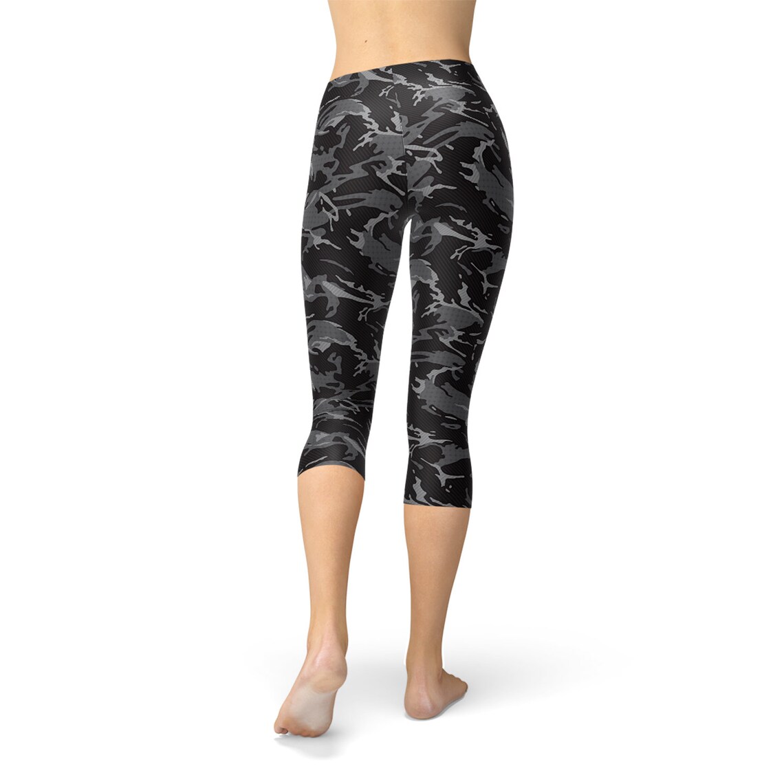 camo capri joggers