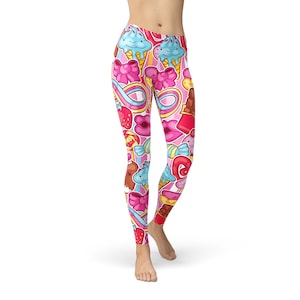 Paper peace Kid's Leggings - Candy & Sweets