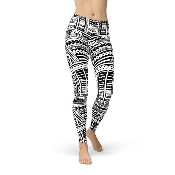 Black Maori Tattoo Leggings for Women Printed Tribal - Etsy Singapore Black Maori Tattoo Leggings for Women Printed Tribal - Etsy Singapore