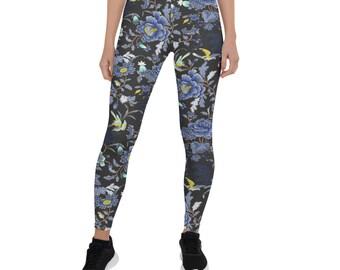 Floral Leggings - Etsy Australia