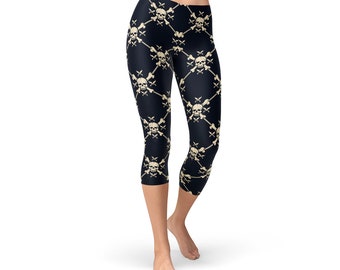 Boho Leggings, Festival Clothing, Print Yoga Pants, Women