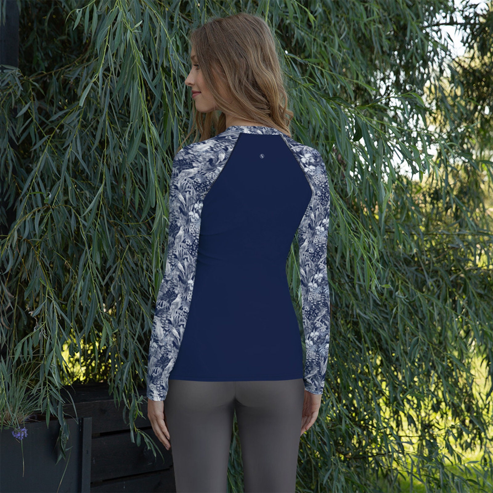 Tropical Birds Rash Guard – Women's Long Sleeve UPF 38+ Sun Protection ...