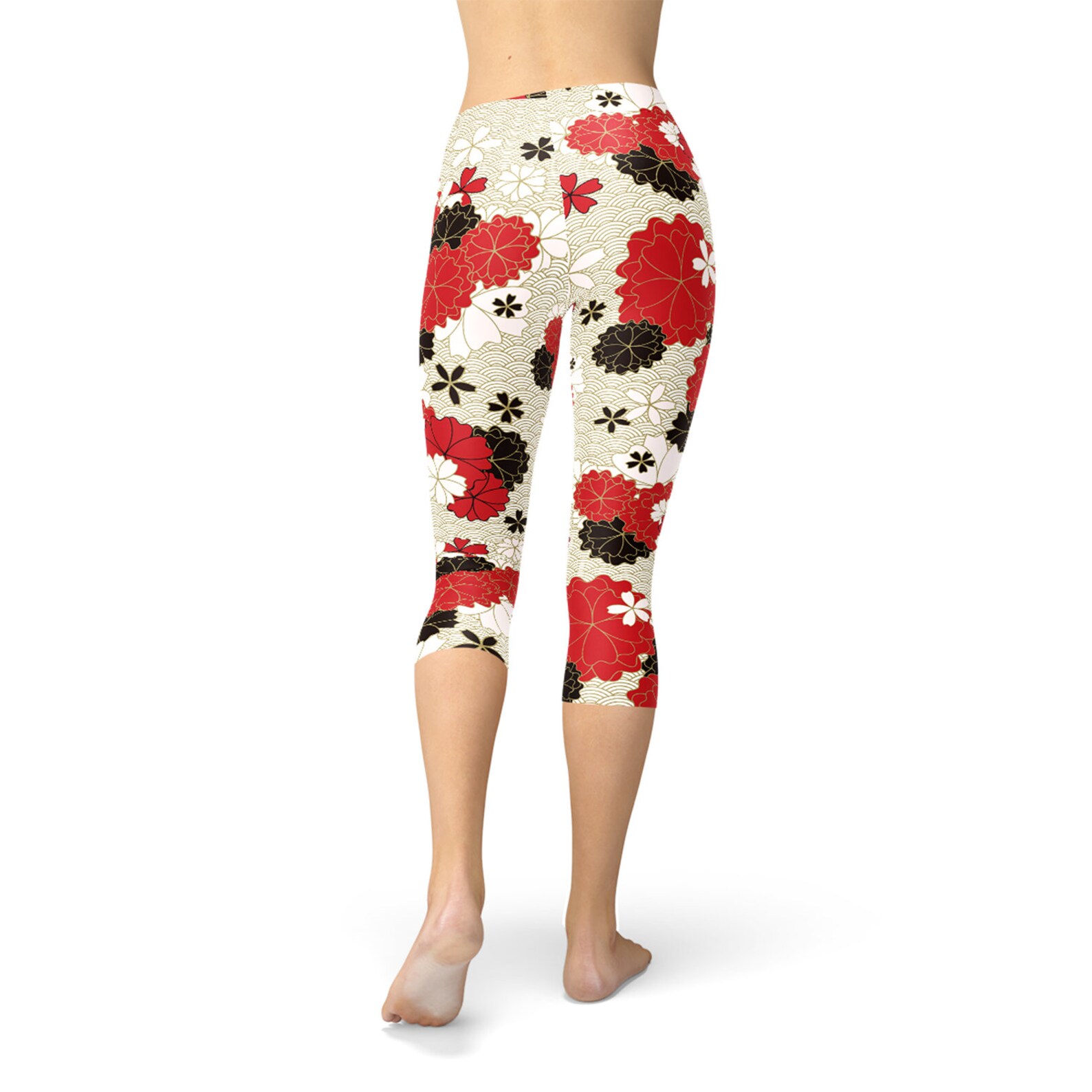 Cherry Print Pattern Women Leggings