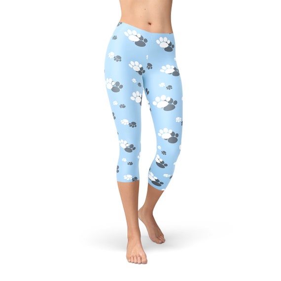 baby blue dog print leggings baby blue dog print leggings