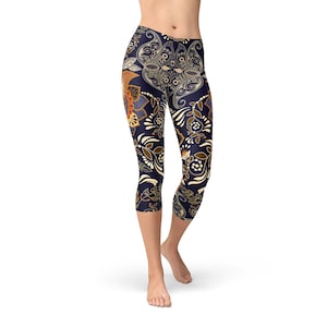 Floral motief Paisley Yoga legging 