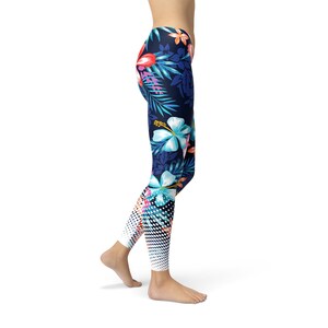 Palm Leaf Hawaiian Print Women's Leggings