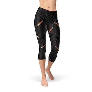 Buy Black Capri Leggings Online In India -  India