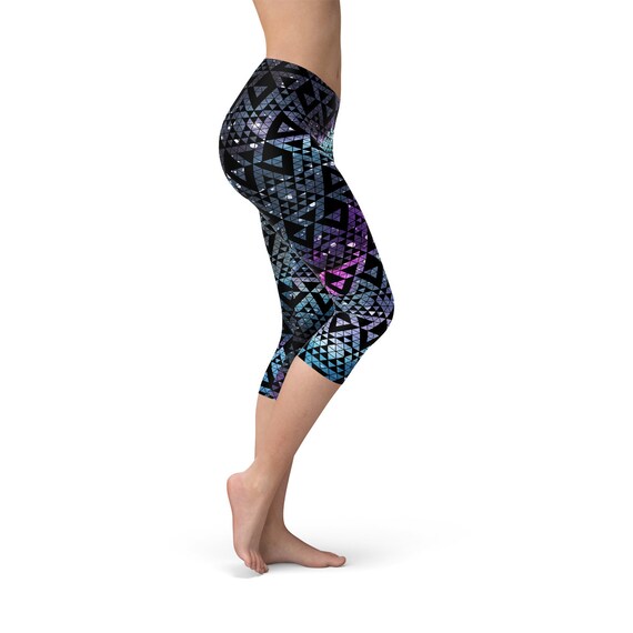 Galaxy Capri Leggings Galaxy Print Capri, Galaxy Workout Capri