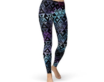 Galaxy Leggings - Galaxy Print Leggings, Galaxy Workout Leggings, Galaxy Gym Leggings, Galaxy Yoga Leggings, Galaxy Running Leggings