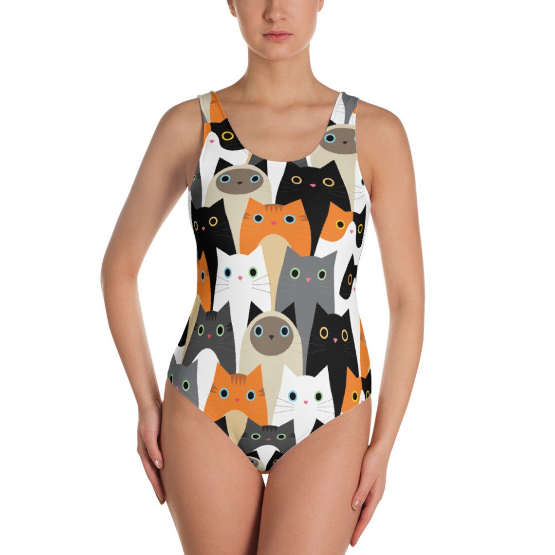 ELECTRIC BLUE CAT SWIMSUIT