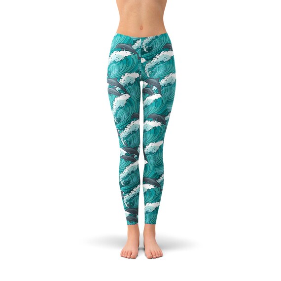 Scandinavian Spring Floral Youth Leggings - Perfect for Scandinavian Design  Lovers – Leafy Orb
